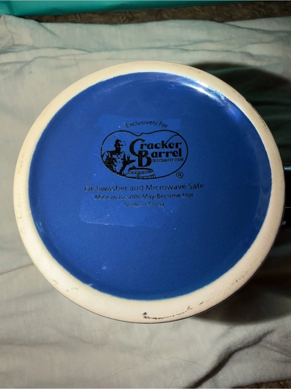 Cracker Barrel bold blue